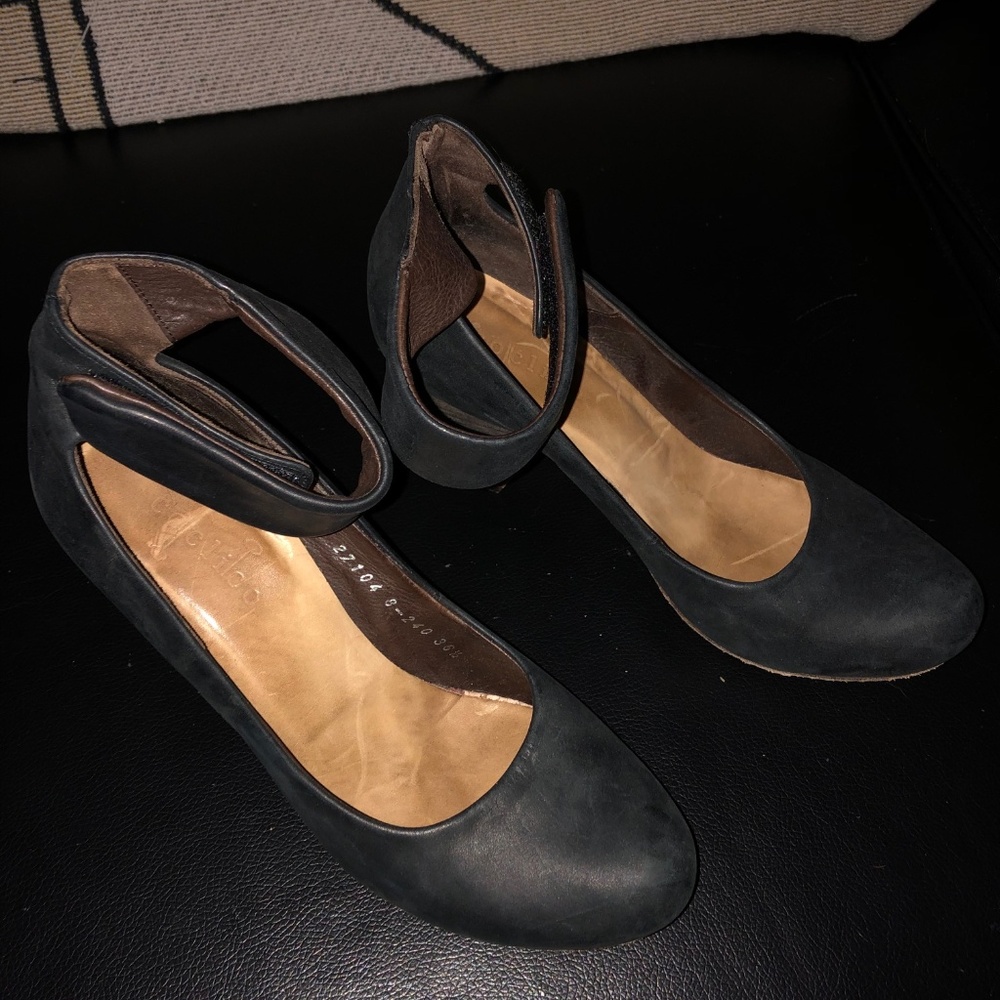 Coclico Ankle Straps Pumps Shoes